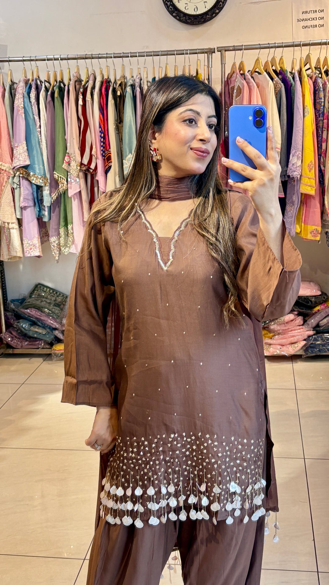 "aasmi"-festive embellishded three piece suit