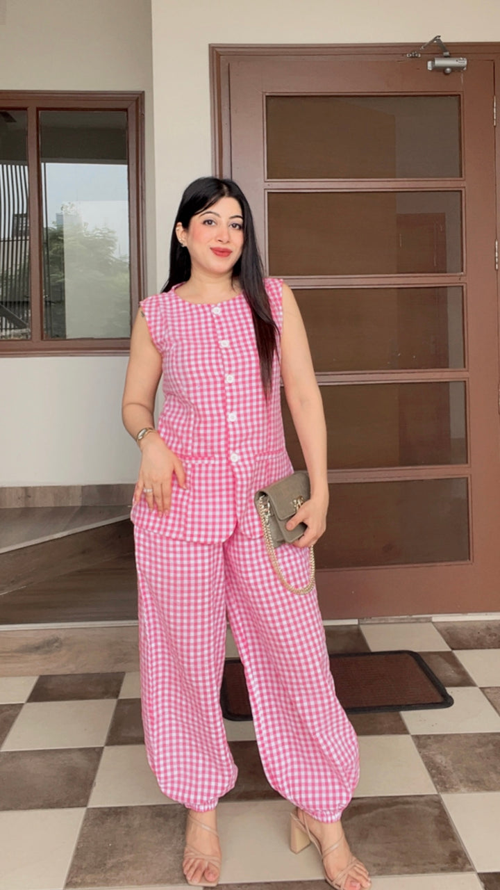 "STACY"-BALLOON PANTS CO-ORD