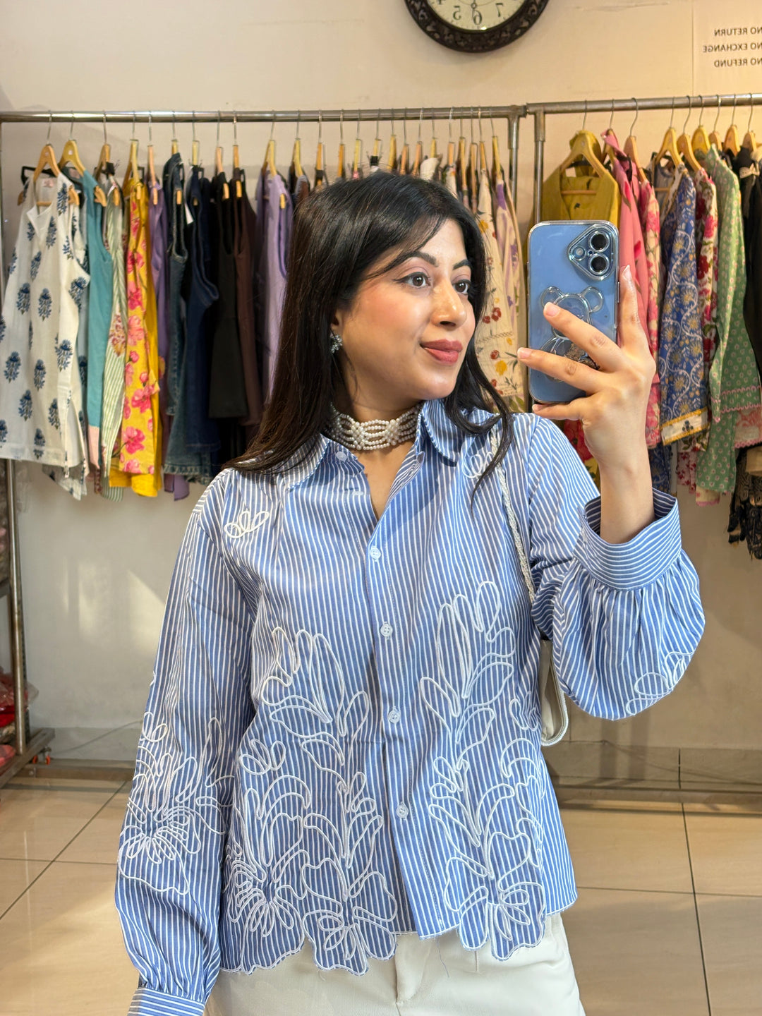 "LIAM"-EMBROIDERY SHIRT