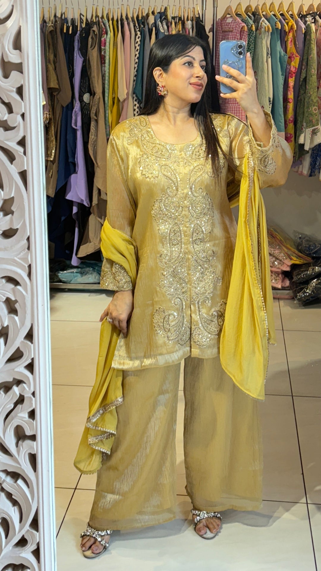"diana"-festive three piece suit