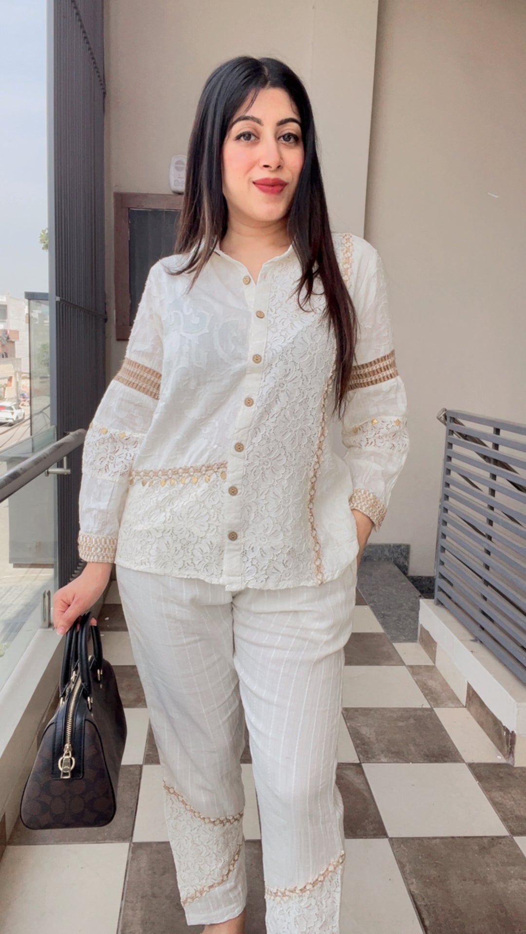 "LEVI"-WHITE SUMMER CO-ORD
