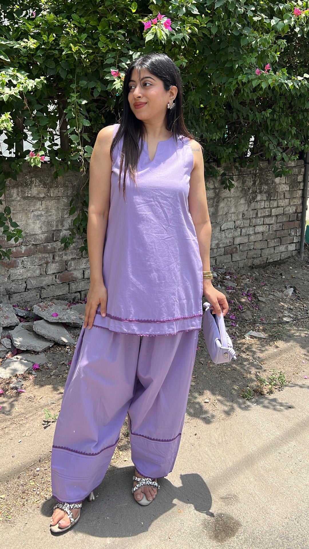 "numi"-two piece farshi salwar set