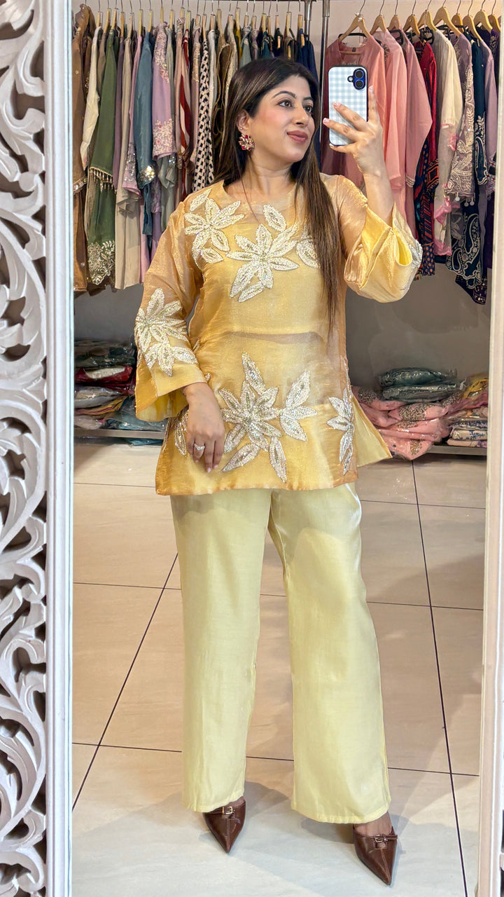 "maria"-festive embellished co-ord
