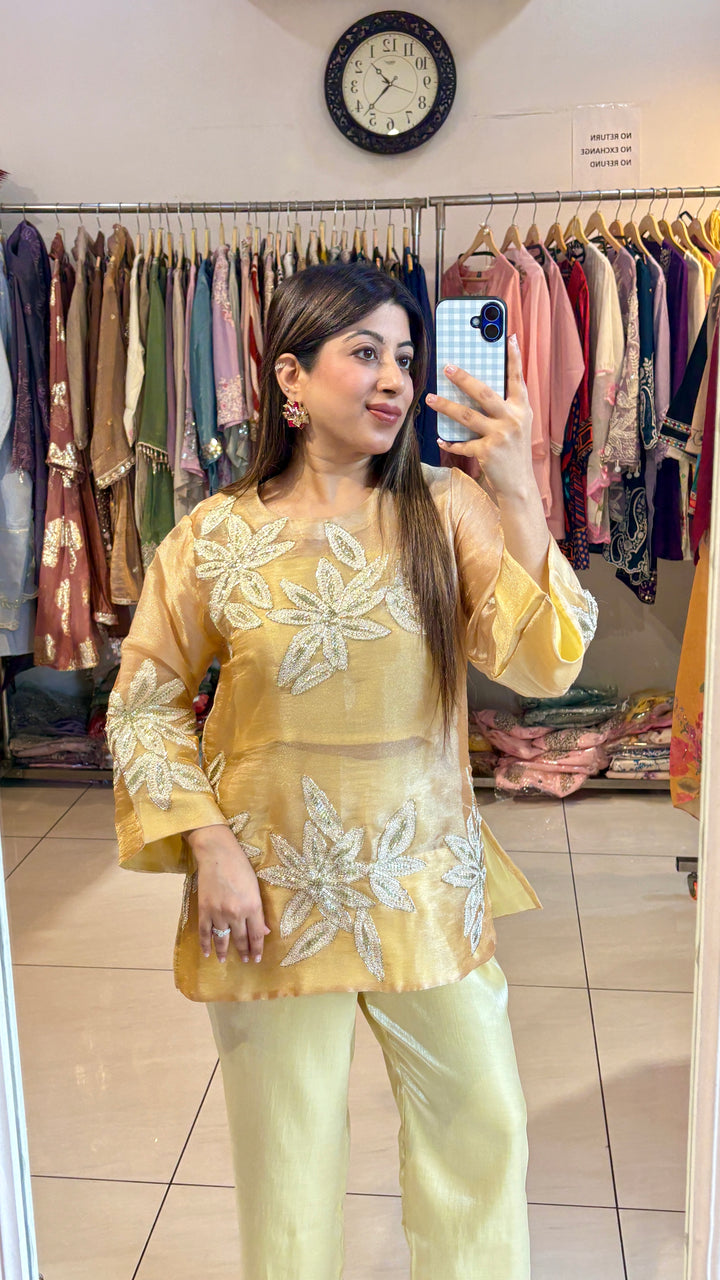 "maria"-festive embellished co-ord