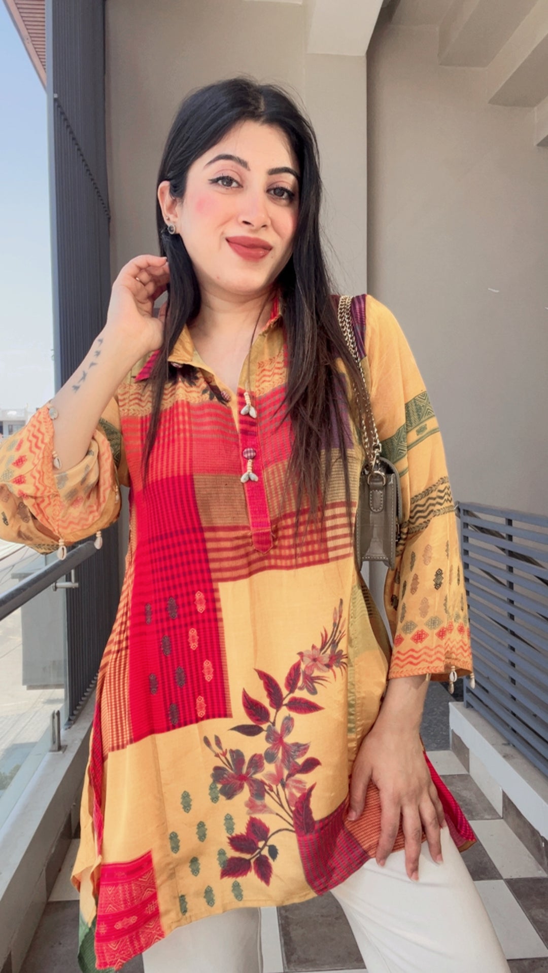 "SAL"-PRINTED SUMMER SHIRT