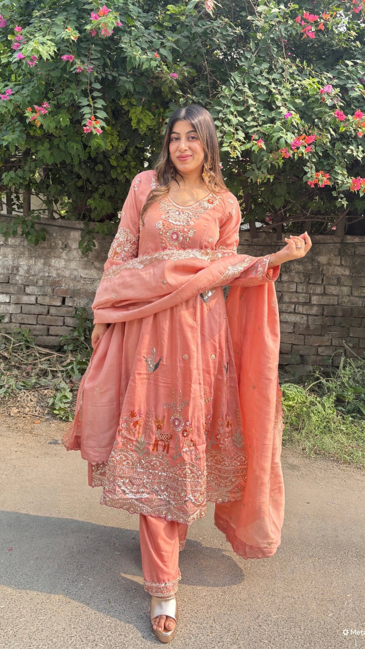 "Afsana"-festive Three Piece set