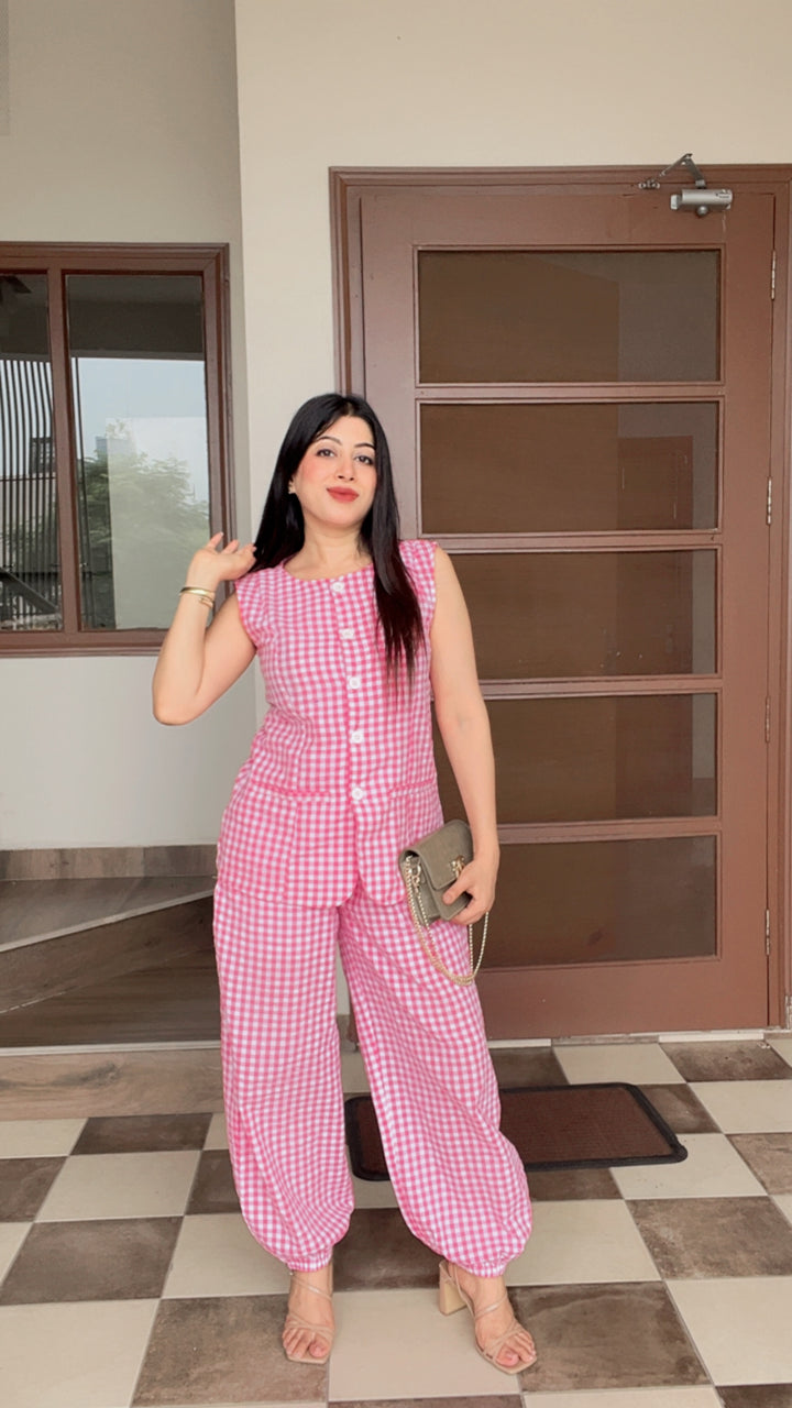 "STACY"-BALLOON PANTS CO-ORD