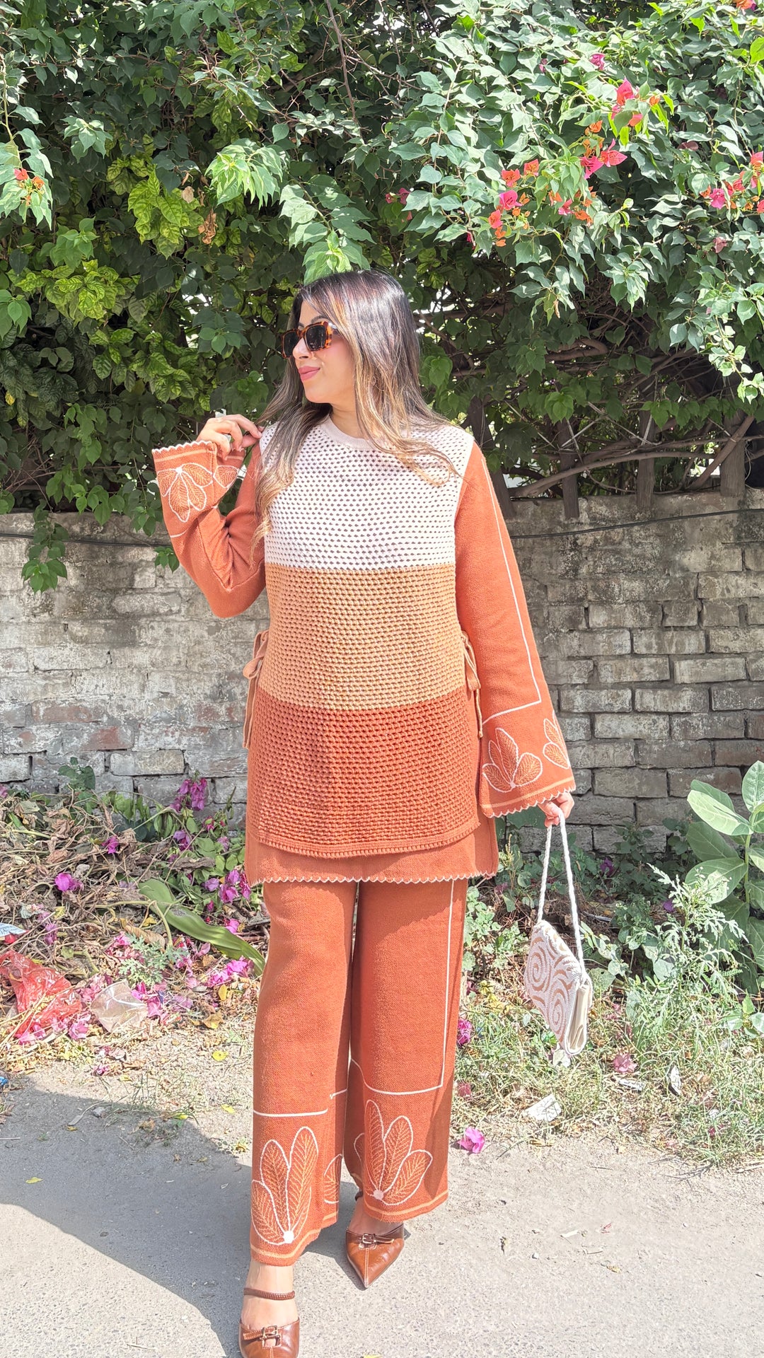 "Dua"-winter crochet three piece set