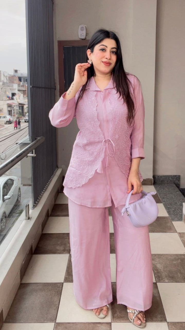 "LEVI"-LAVENDER CO-ORD