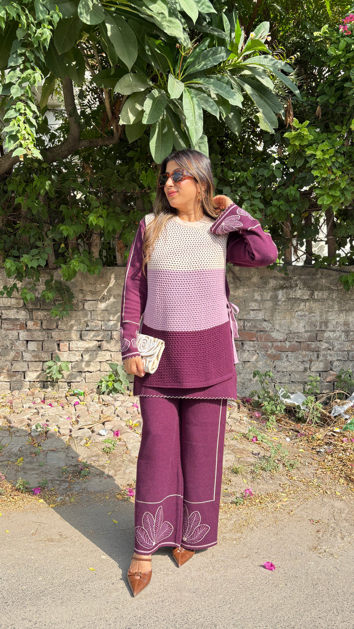 "Dua"-winter crochet three piece set