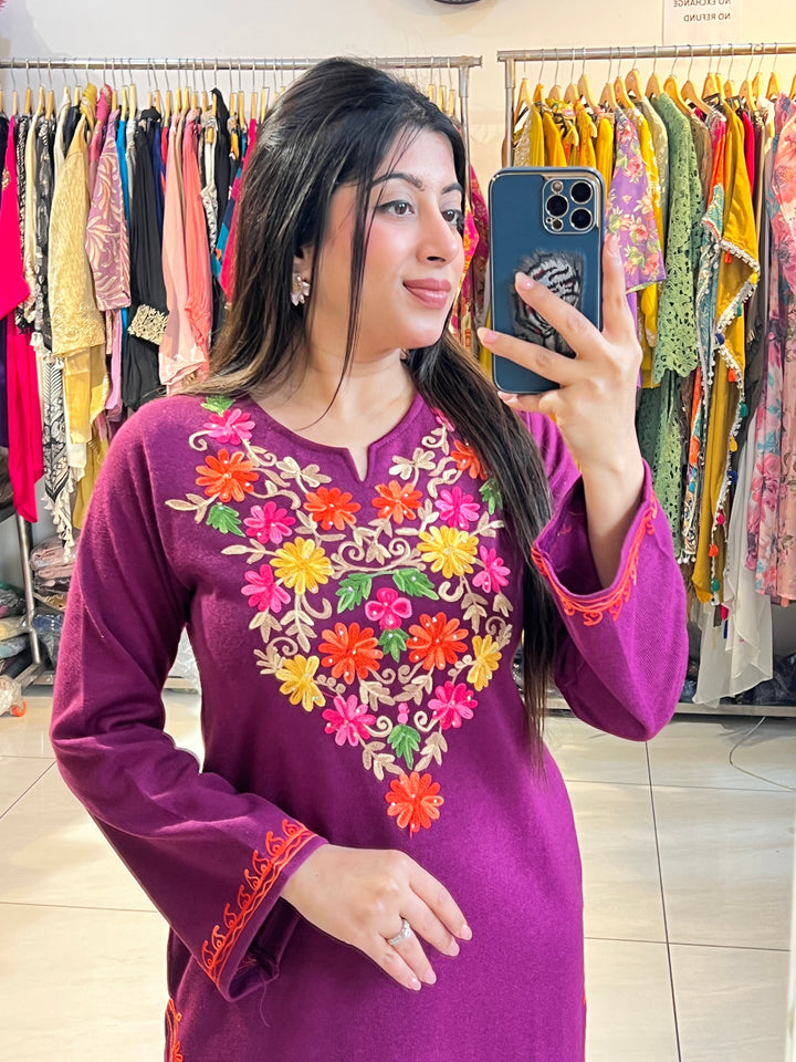 "GULNAR"-KASHMIRI EMBROIDERY CO-ORD