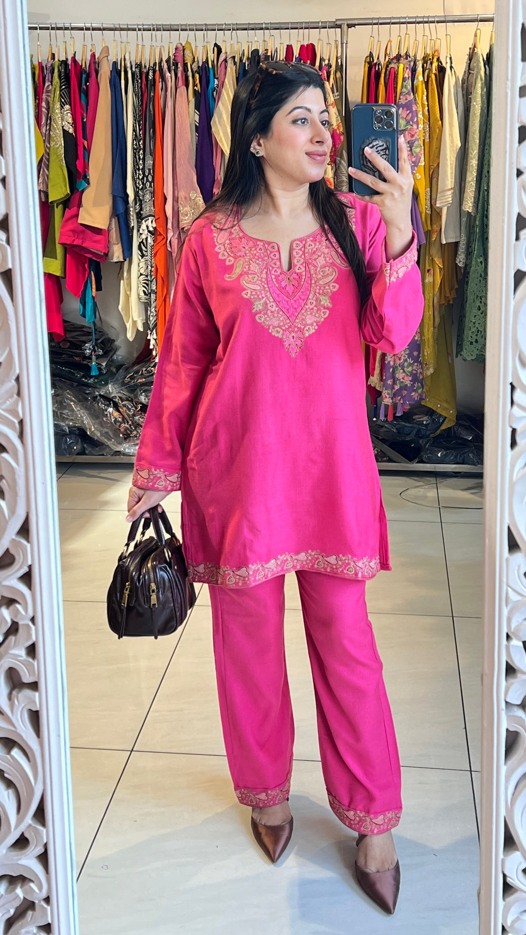 "ISHNIYA"-WINTER EMBROIDERED CO-ORD