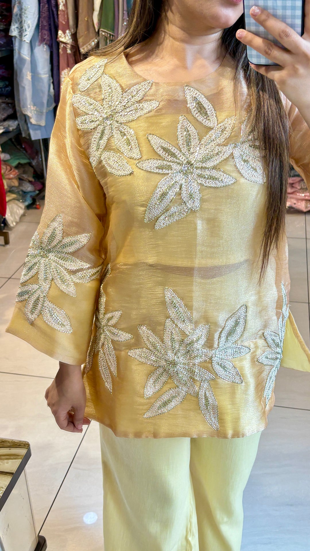 "maria"-festive embellished co-ord