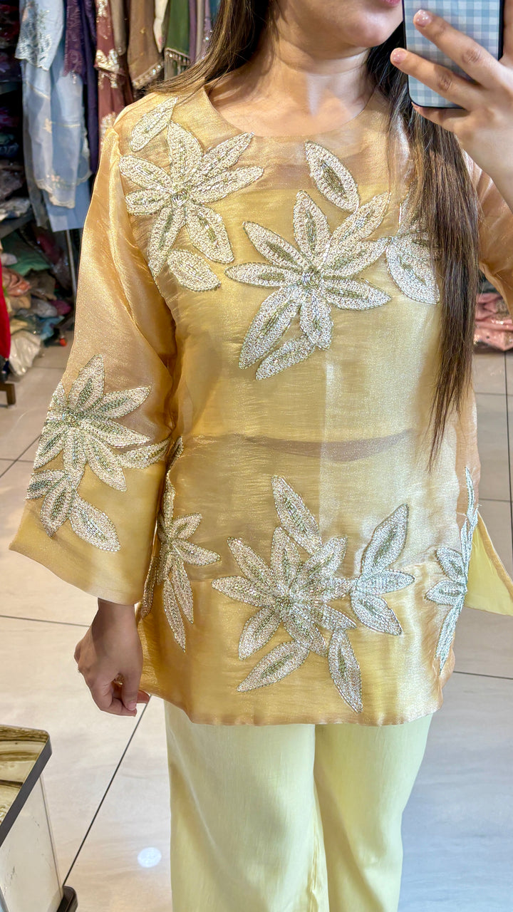 "maria"-festive embellished co-ord