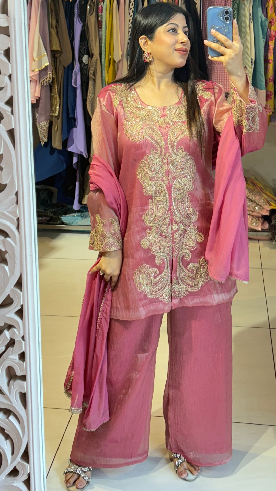 "diana"-festive three piece suit