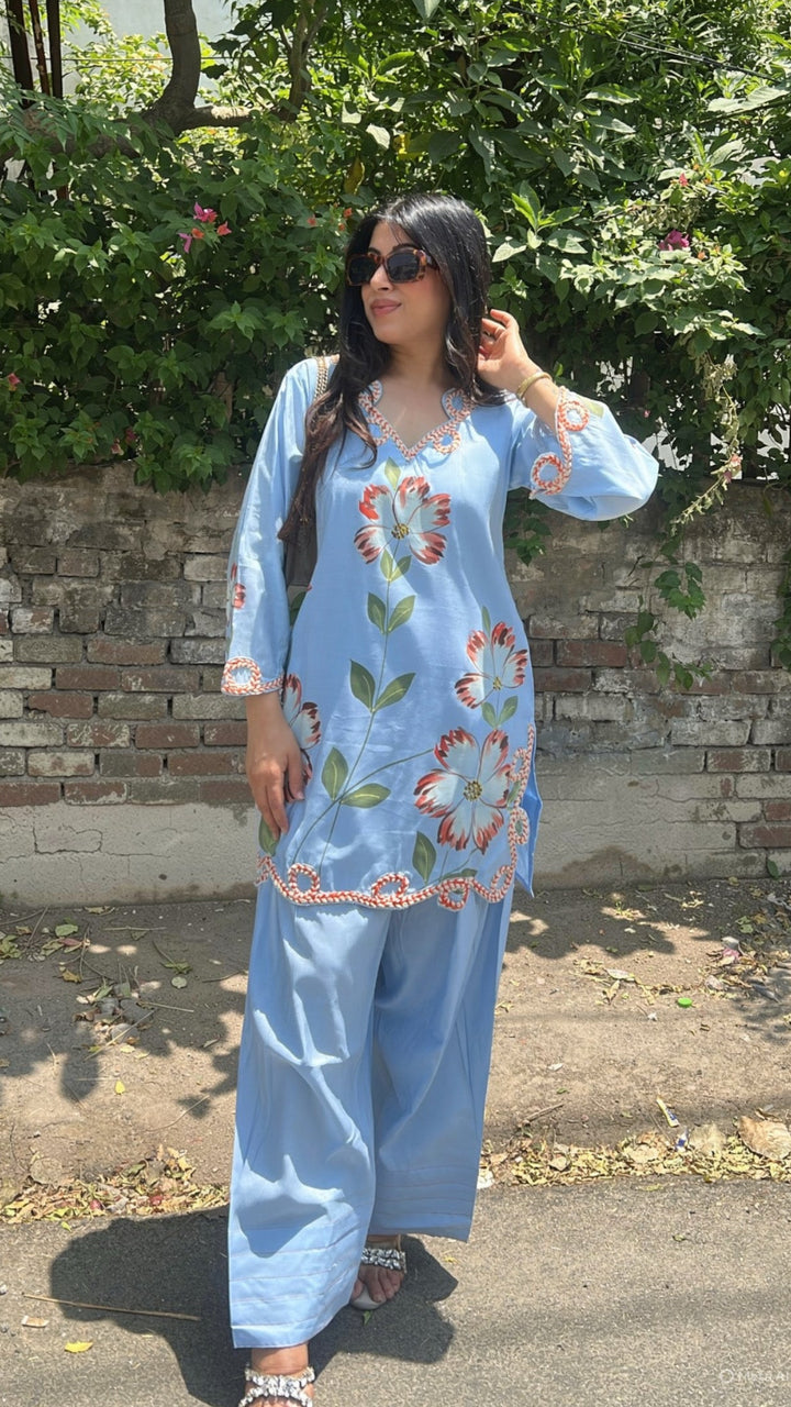 "naina"-farshi salwar co-ord