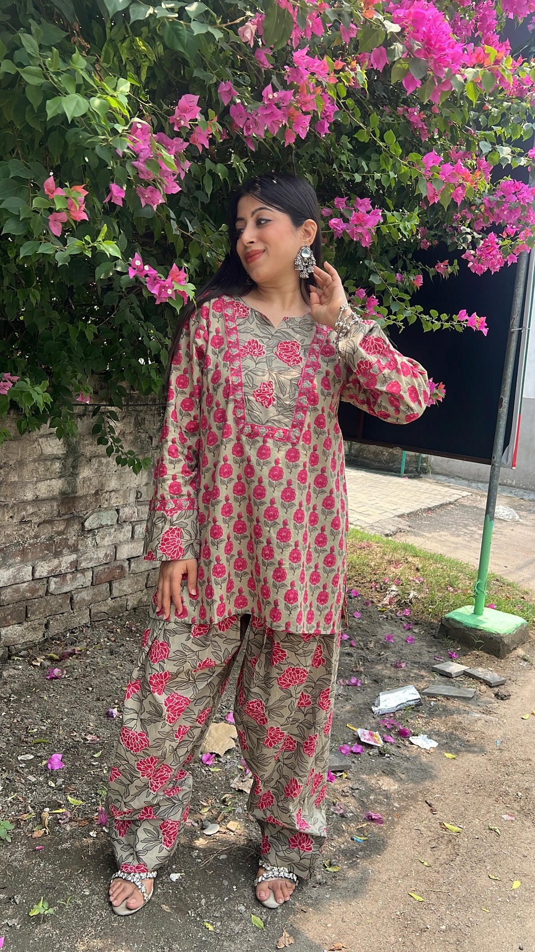 "SOFI"-PRINTED FARSHI SET
