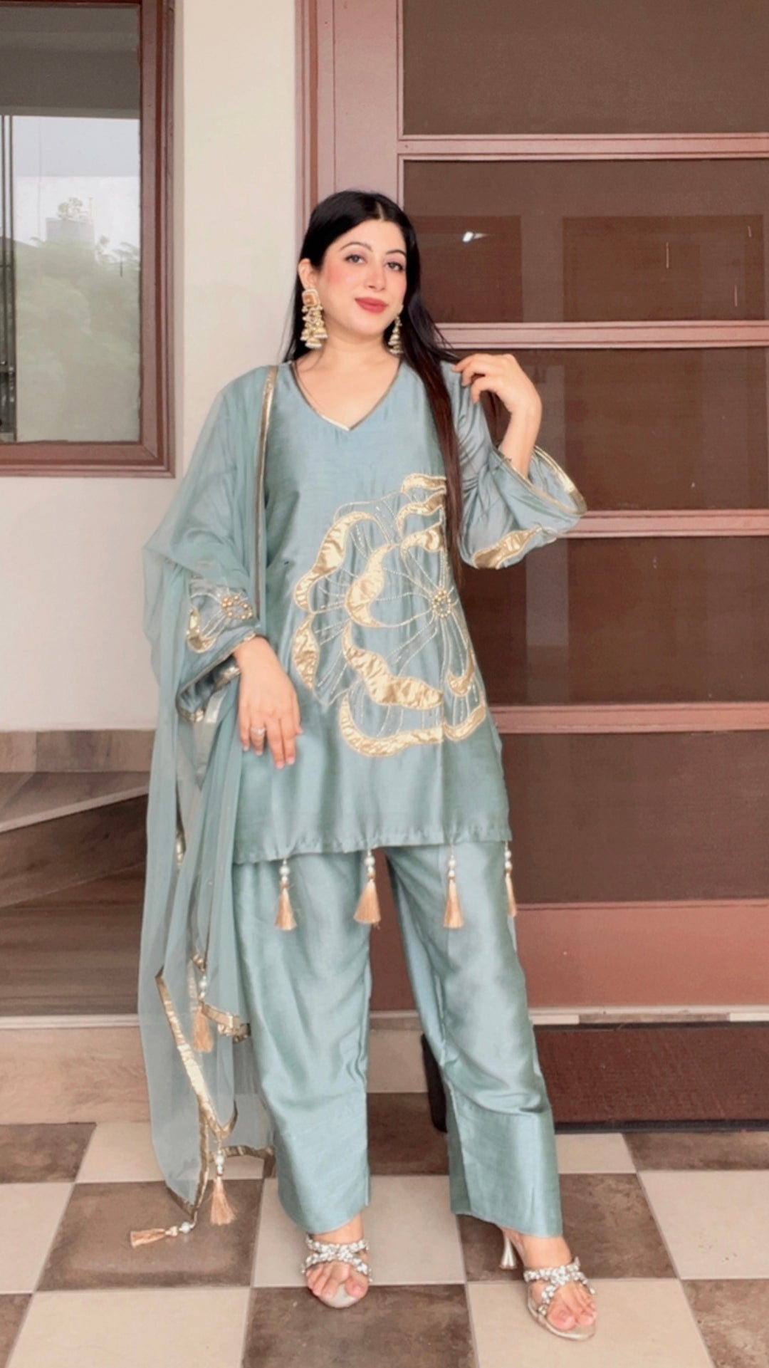 "akriti"-THREE PIECE FESTIVE SET
