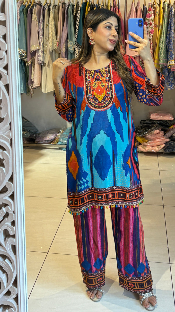"fahima"-festive two piece set
