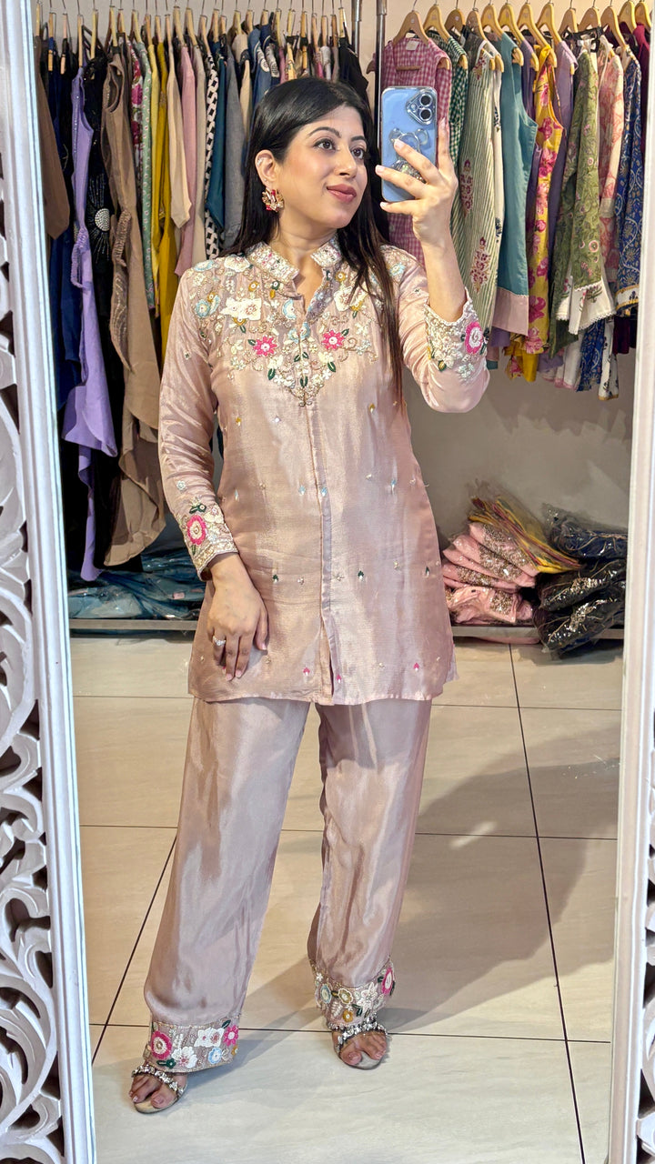 "kiara"-festive embellished two piece set