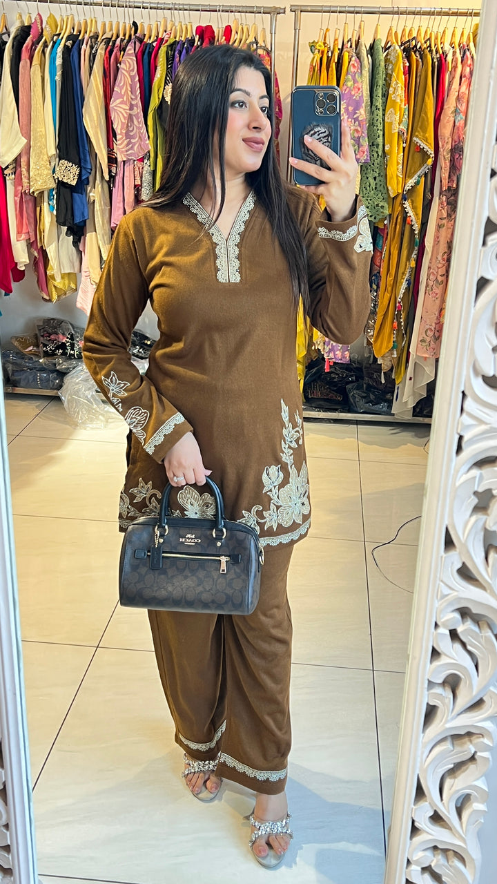 "TAKSH"-EMBROIDERY WOOLEN CO-ORD