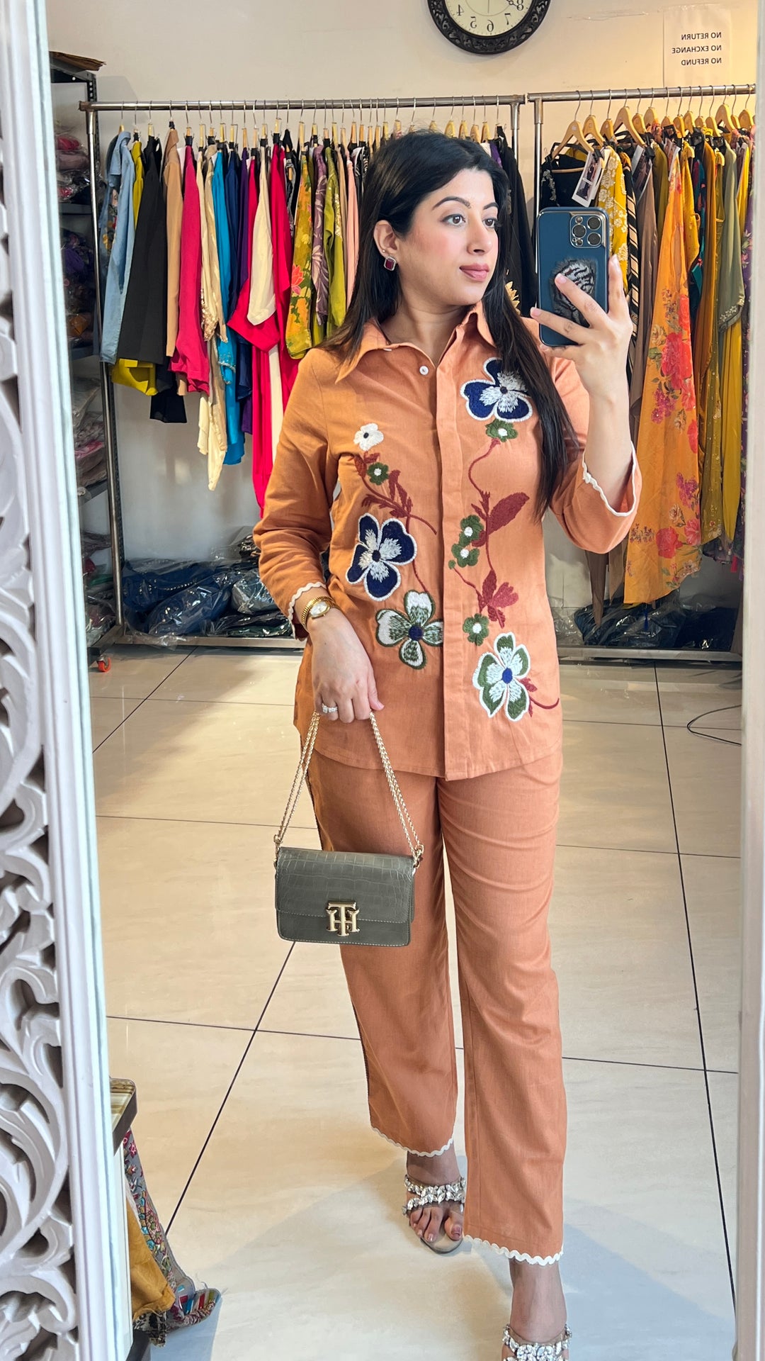 "SAFA"-FLORAL EMBROIDERY CO-ORD