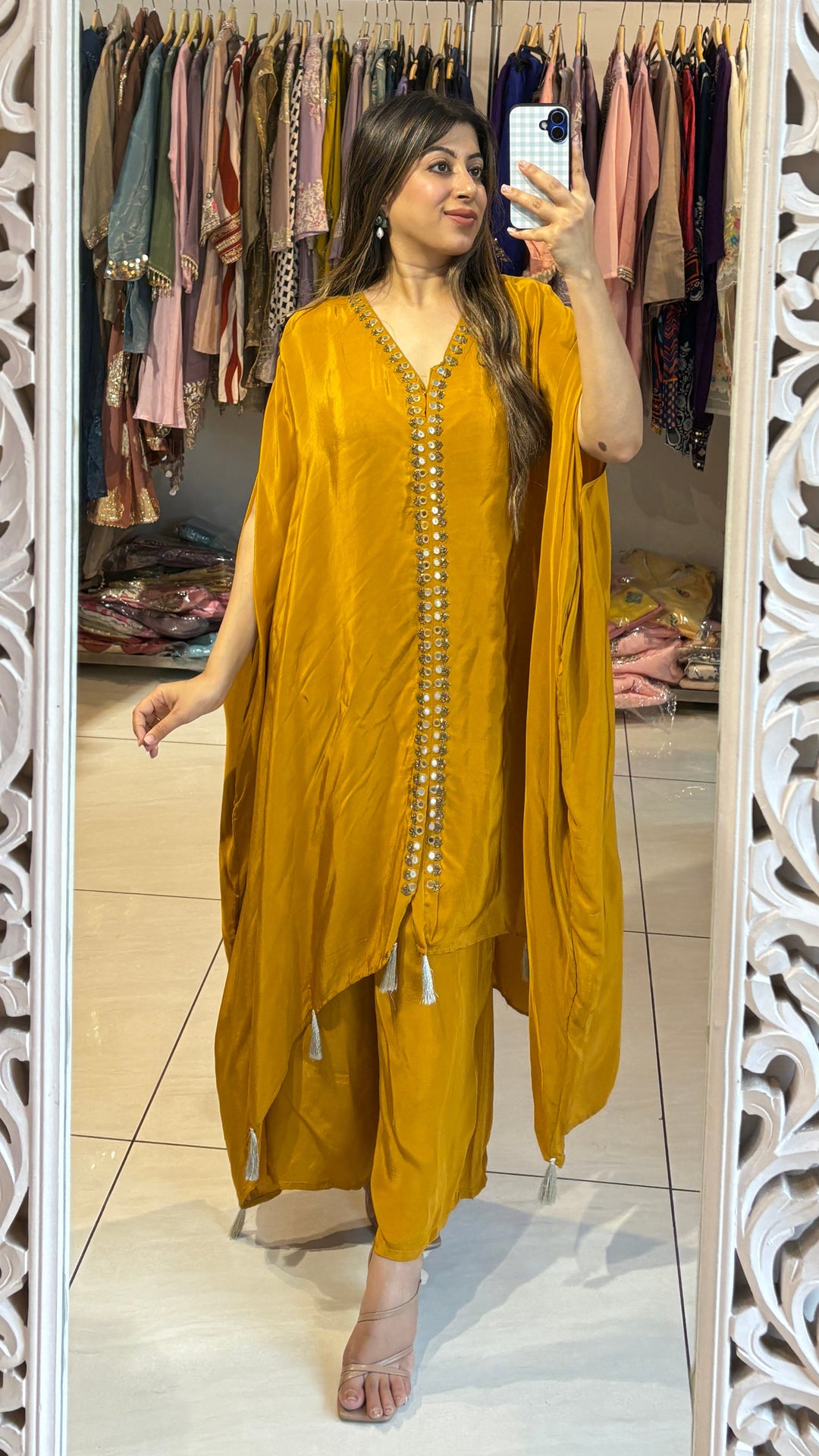 "Aadew"-festive embellished two piece set