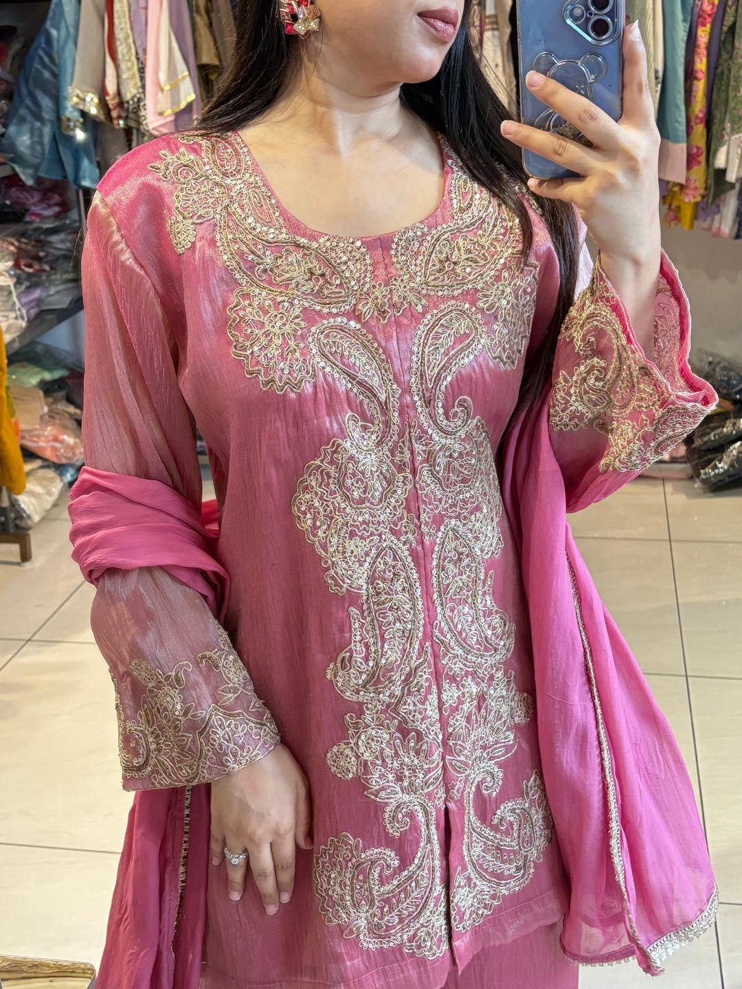 "diana"-festive three piece suit