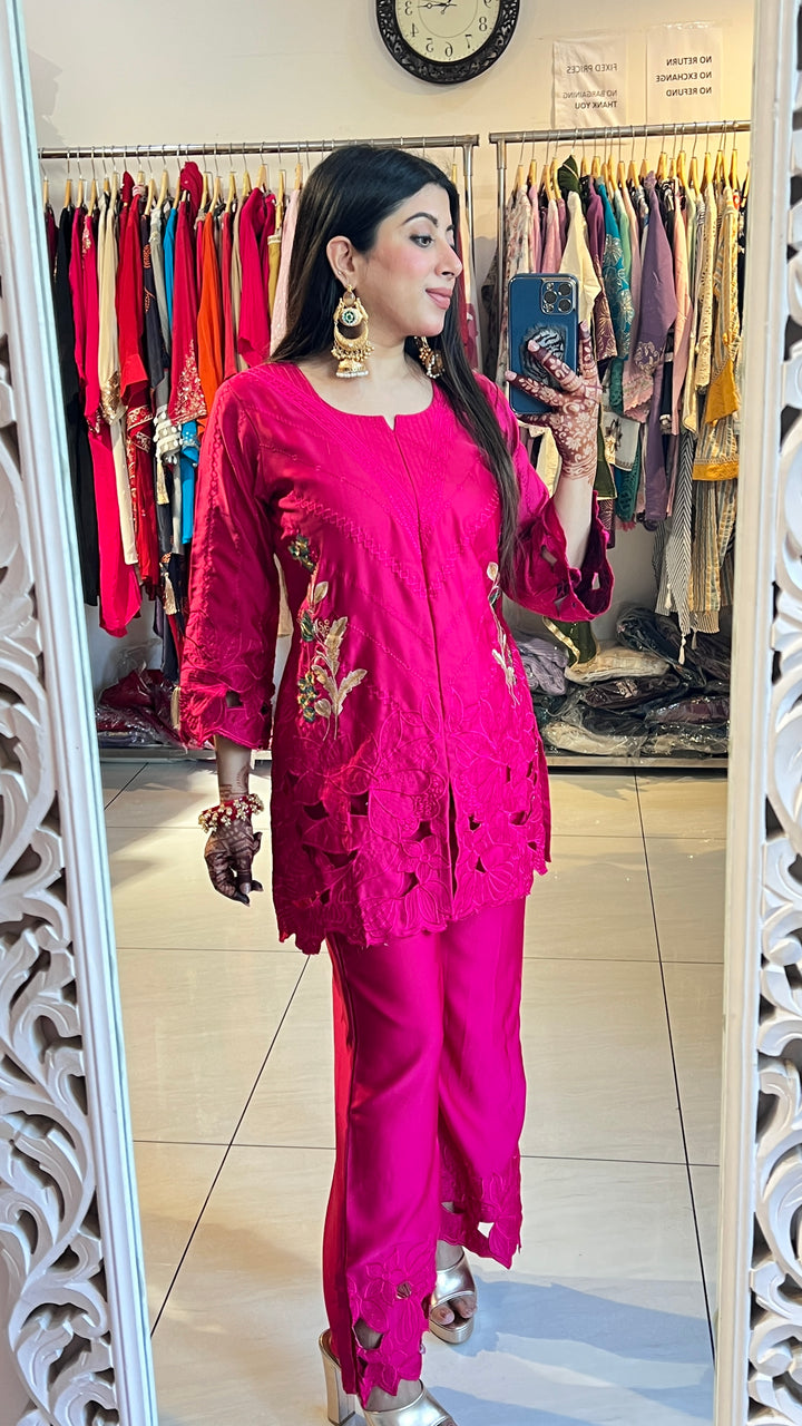 "DIYA"-TWO PIECE CUTWORK CO-ORD