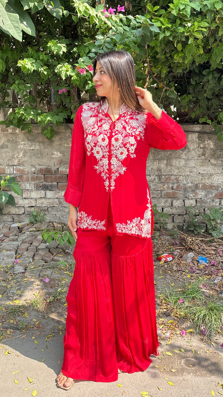 "ZENA"-TWO PIECE HANDWORKD SET