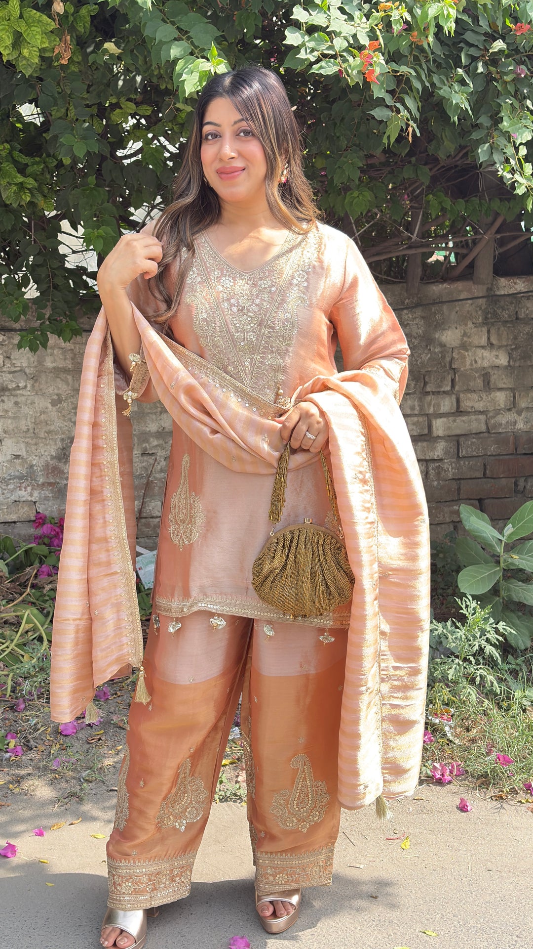 "Hadiqa"-festive THREE PIECE SUIT SET