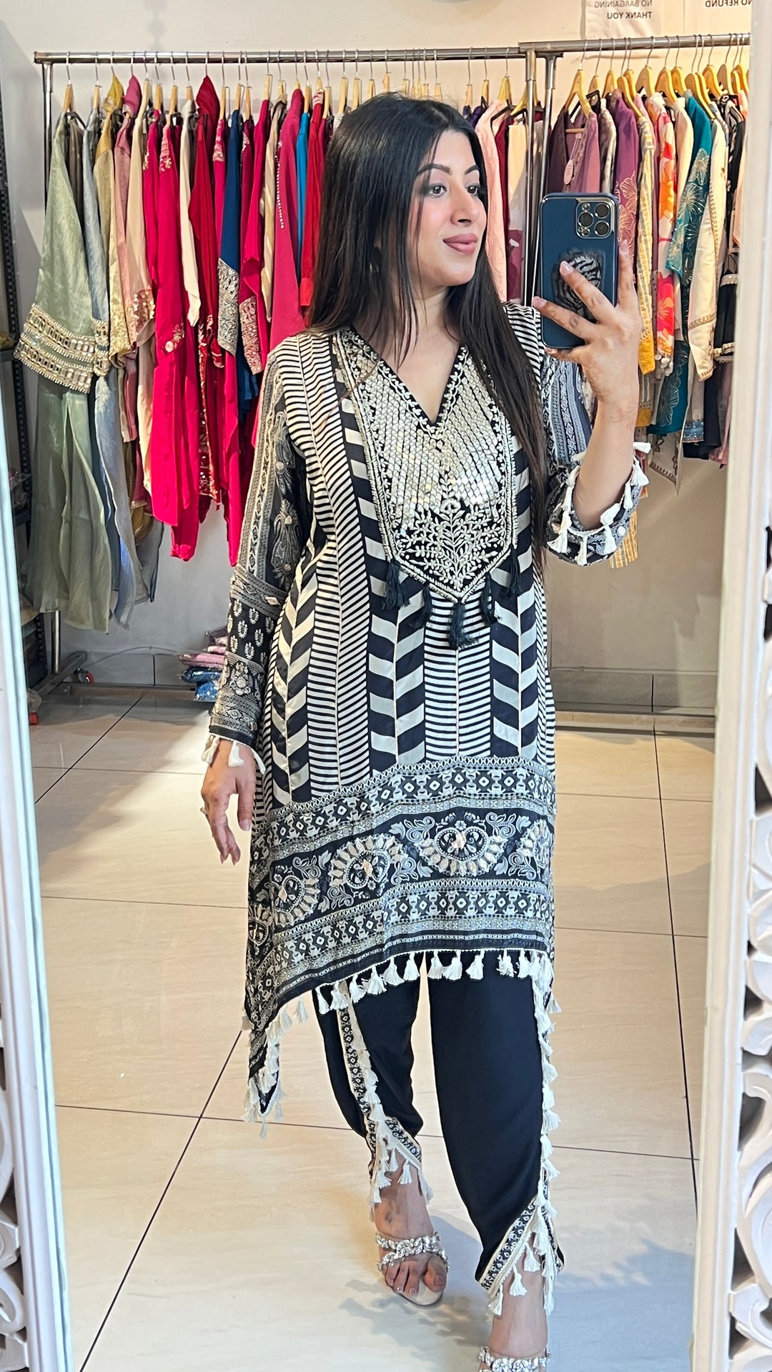 "AMMIE"-TULIP'S TWO PIECE FESTIVE CO-ORD