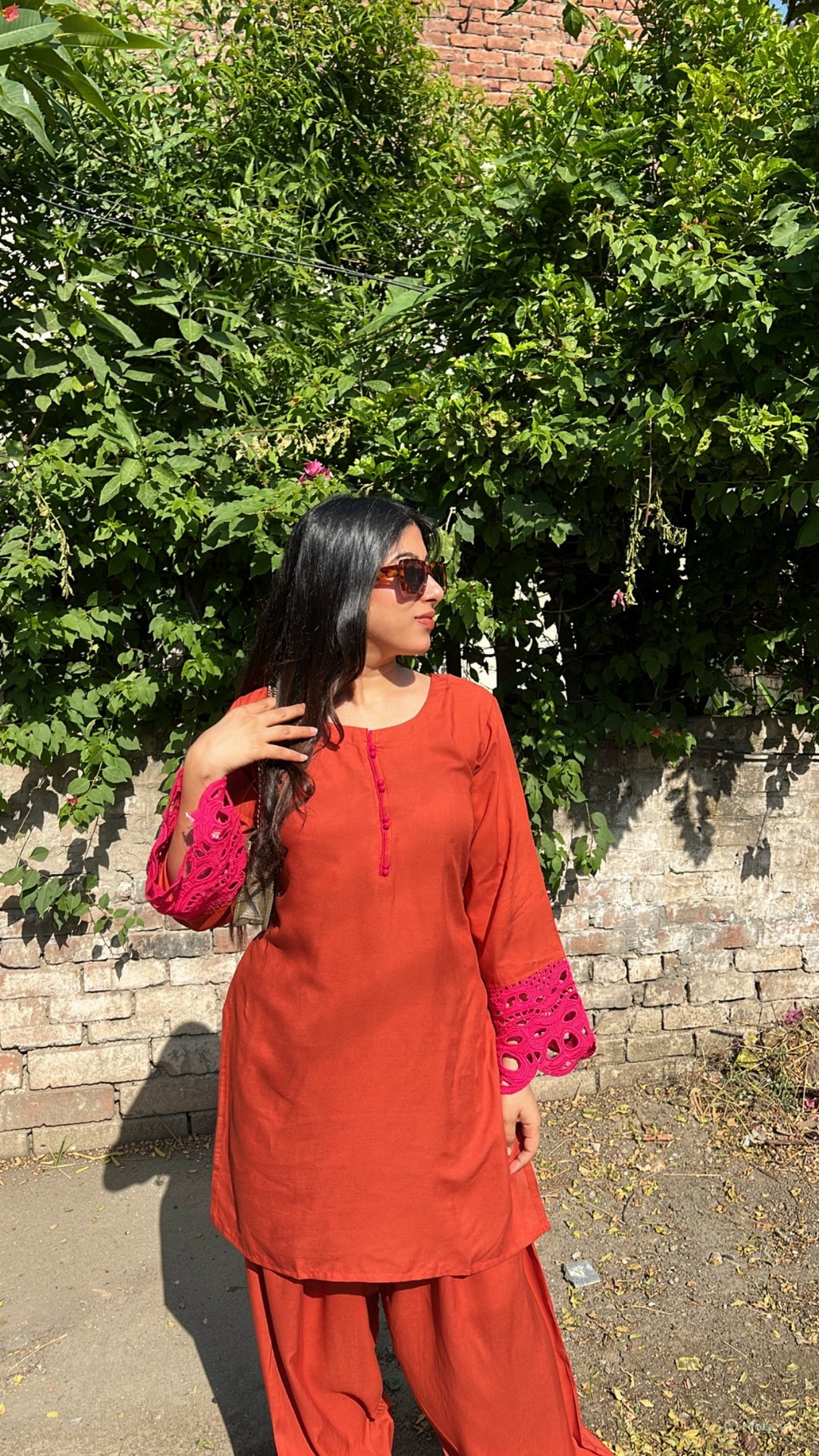 "ZULIE"-FARSHI SALWAR CO-ORD