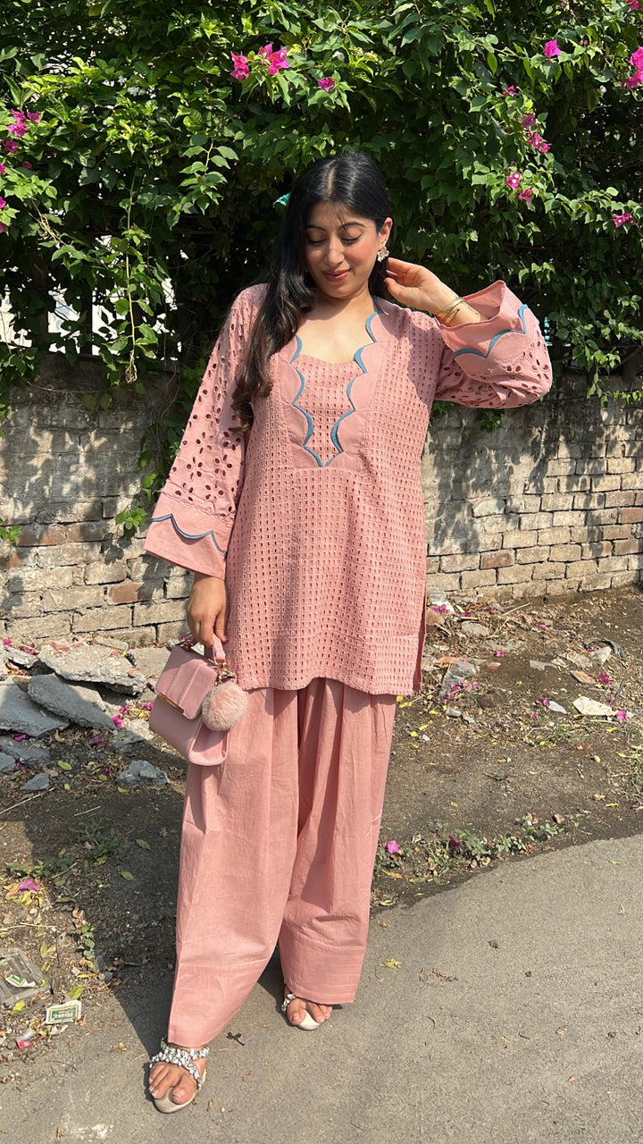 "NORA"-SCHIFFLI TWO PIECE SET