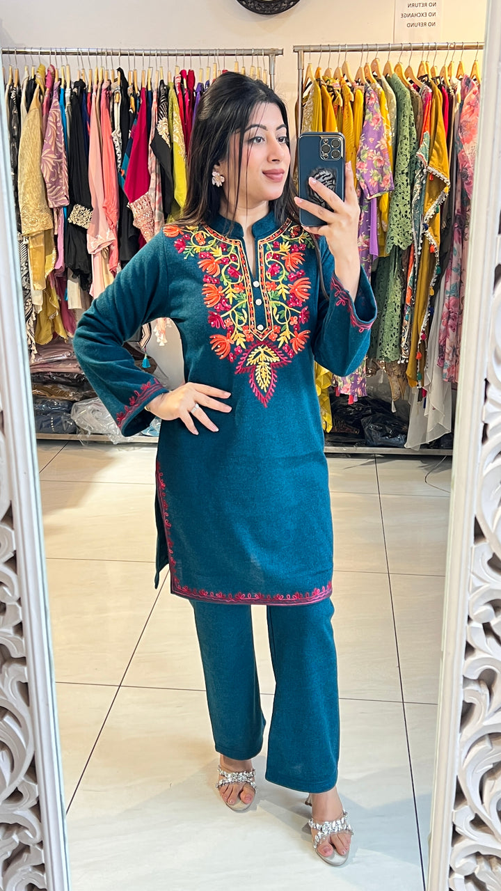 "GULNAR"-KASHMIRI EMBROIDERY CO-ORD