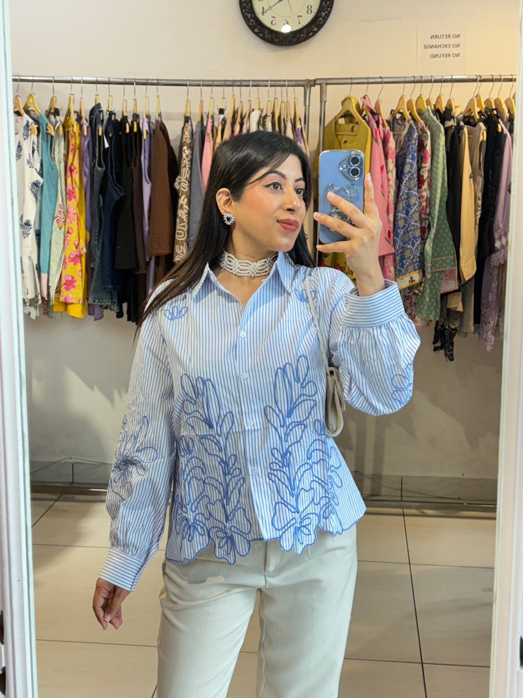 "LIAM"-EMBROIDERY SHIRT