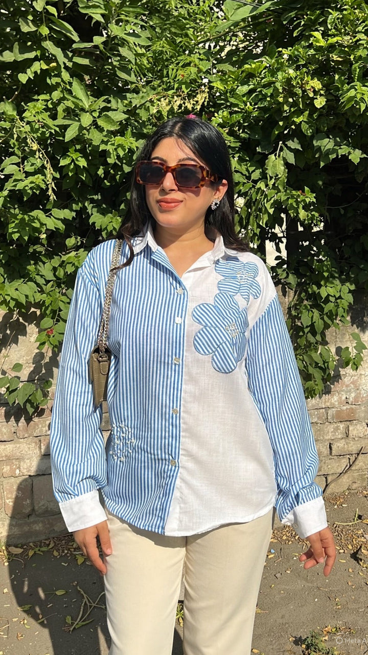 "iba"-floral shirt