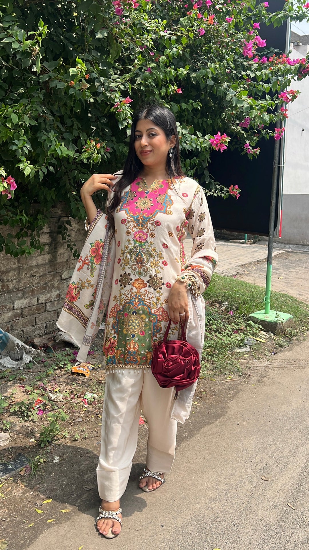 "sajni"-festive three piece suit set