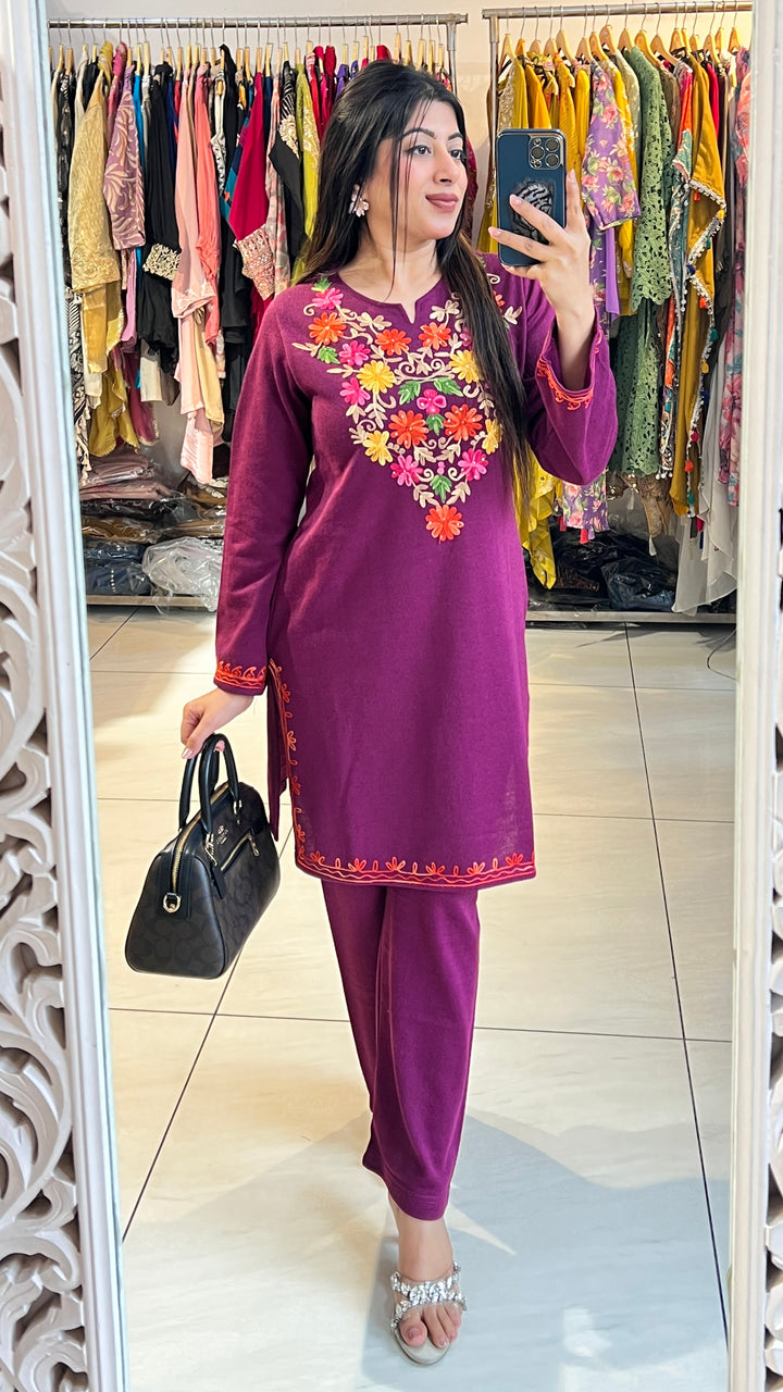 "GULNAR"-KASHMIRI EMBROIDERY CO-ORD