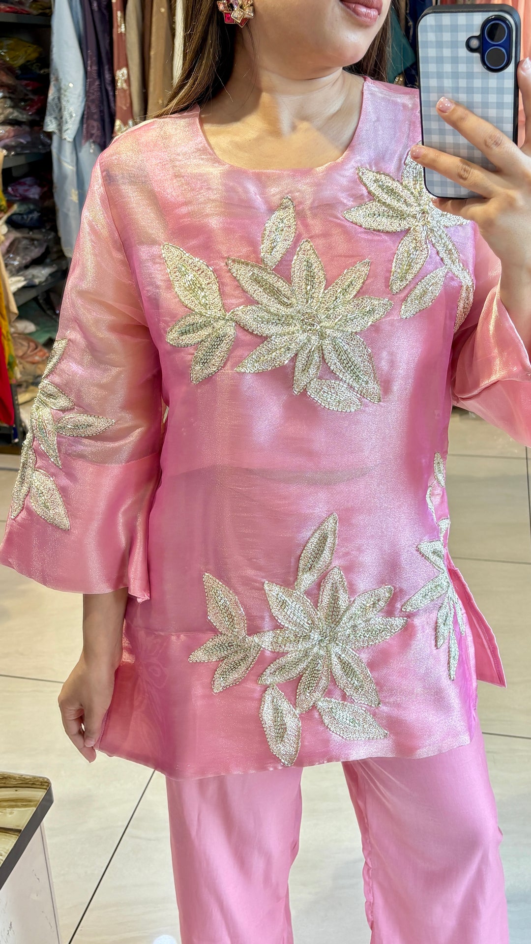 "maria"-festive embellished co-ord
