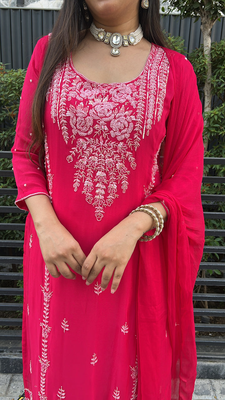 VIHANI-FESTIVE HANDWORK THREE PIECE SUIT SET