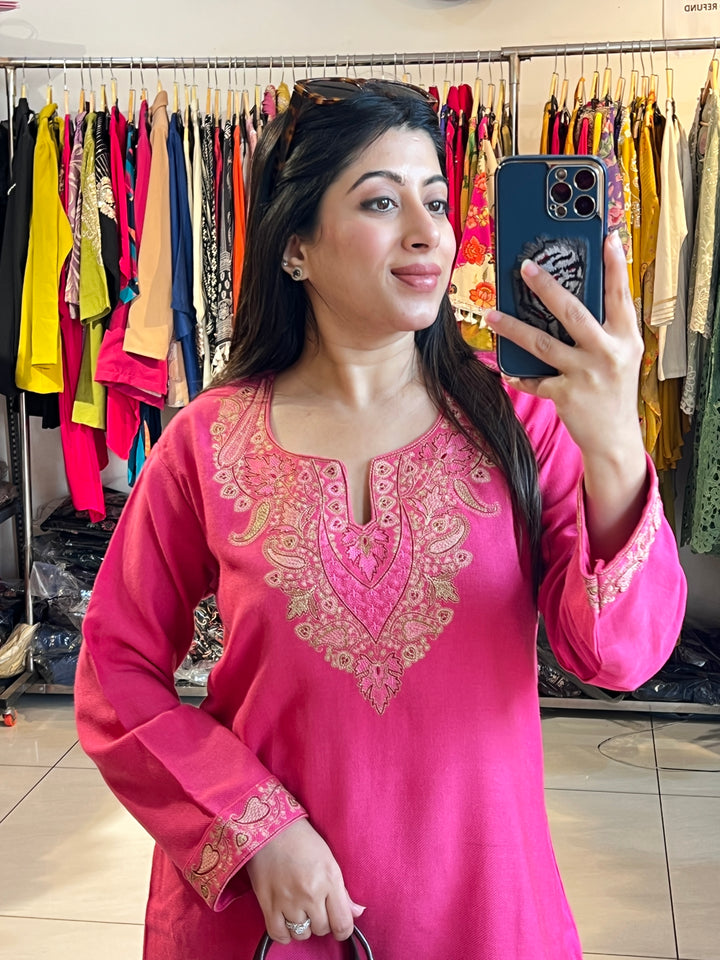 "ISHNIYA"-WINTER EMBROIDERED CO-ORD