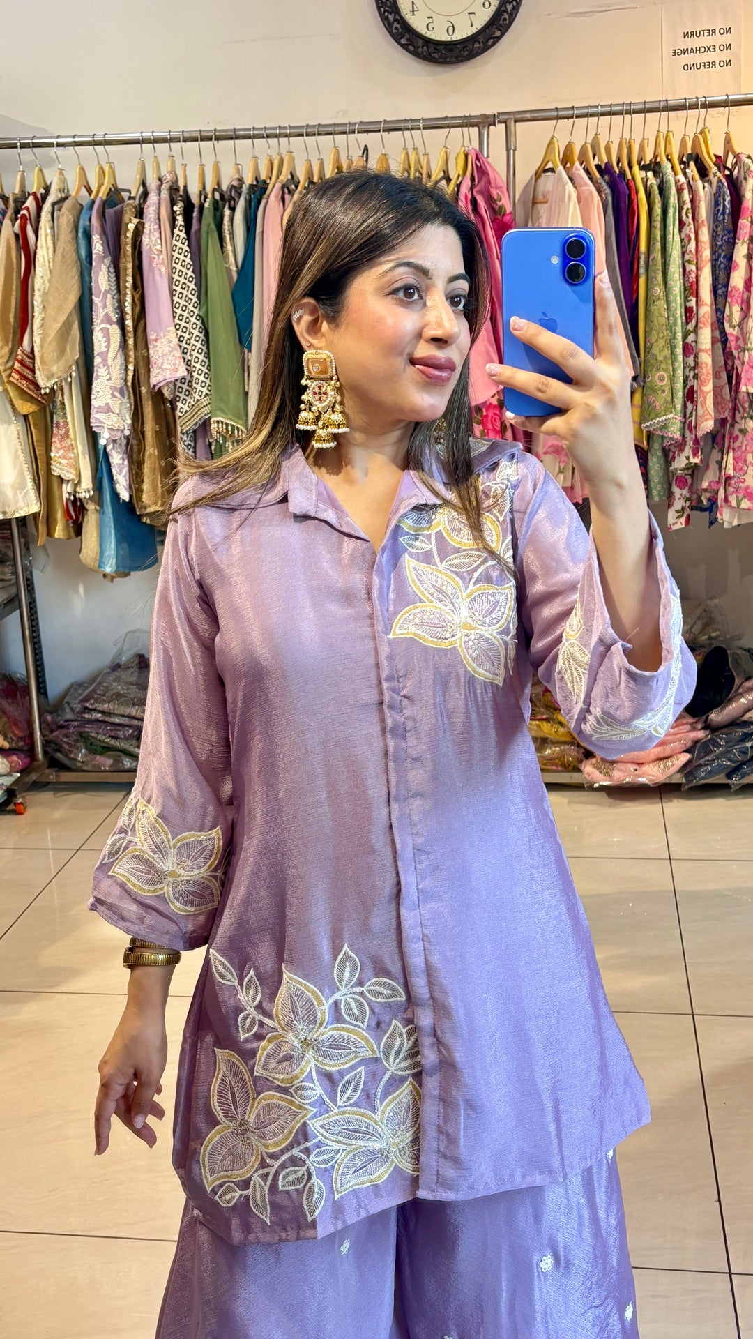 "meher"-festive embroidery two piece set