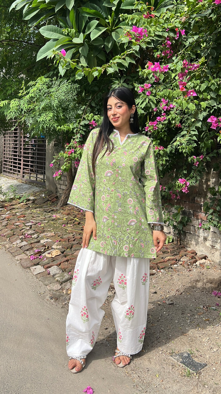 "NILIMA"-TWO PIECE FARSHI SET