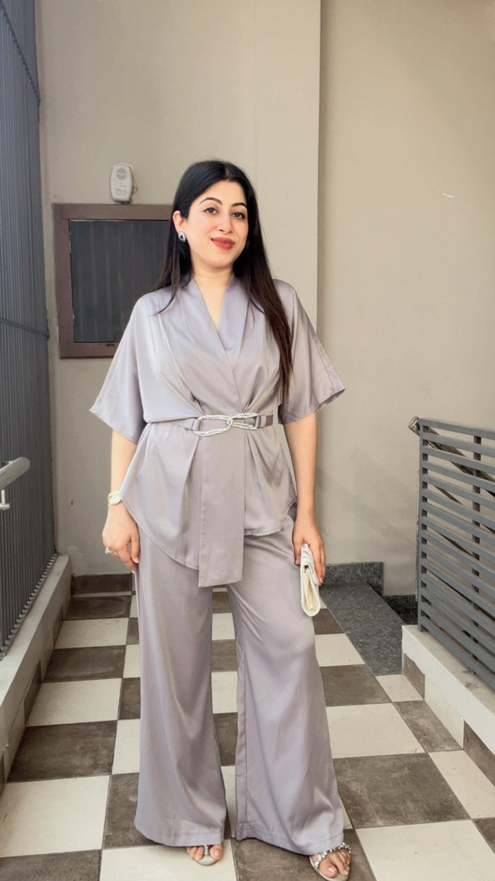 "KIM"-TWO PIECE SET WITH BELT