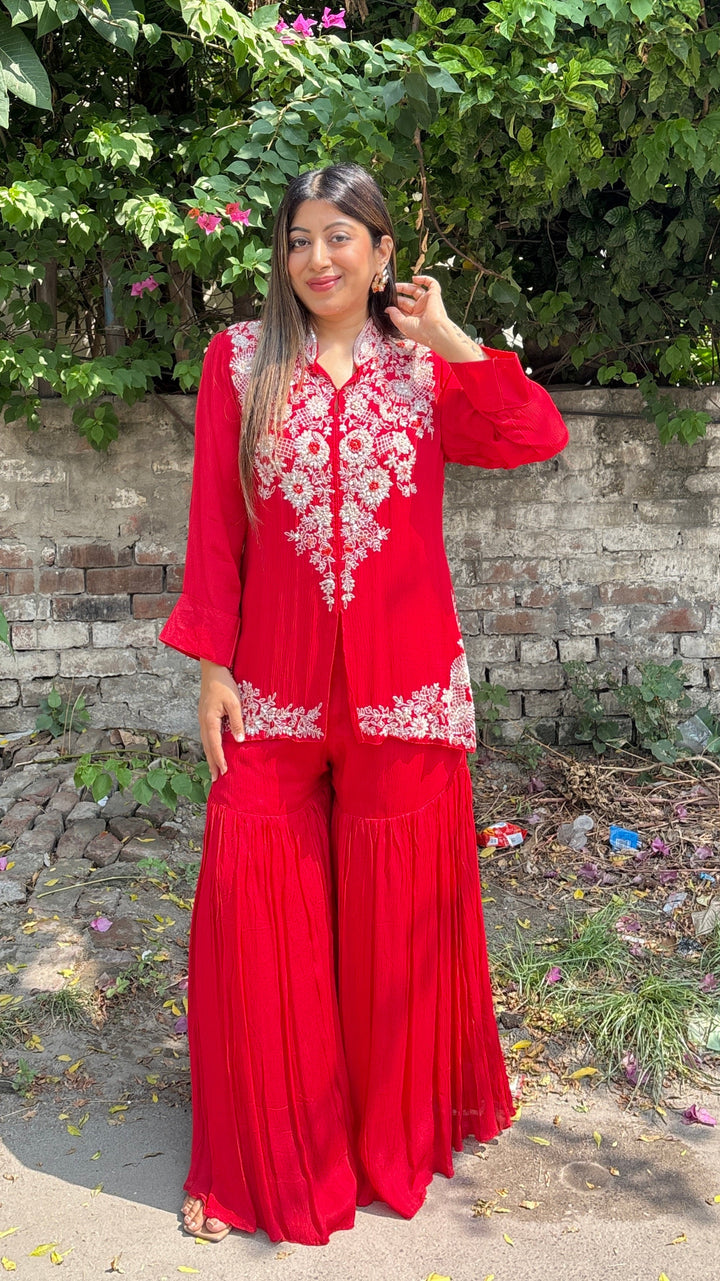 "ZENA"-TWO PIECE HANDWORKD SET