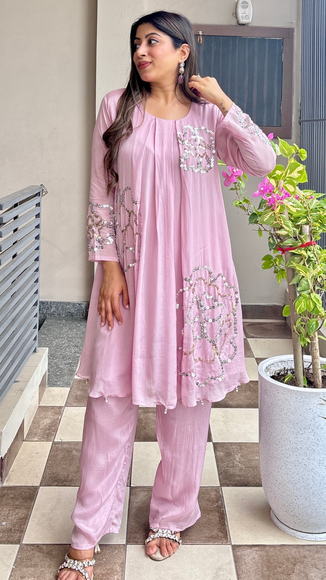 "aarzoo"-FESTIVE EMBELLISHED TWO PIECE SET