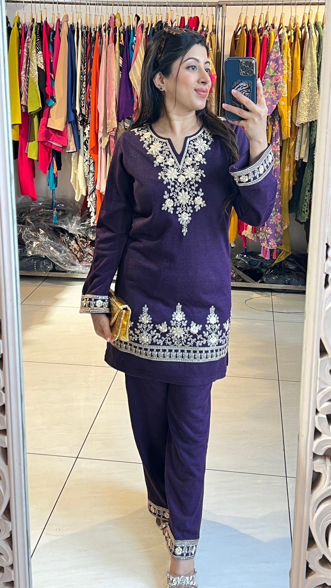 "SHARDA"-EMBROIDERY WINTER CO-ORD