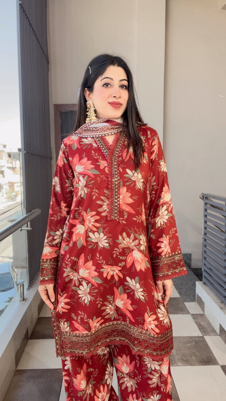 "MEGHA"- FARSHI SALWAR Suit