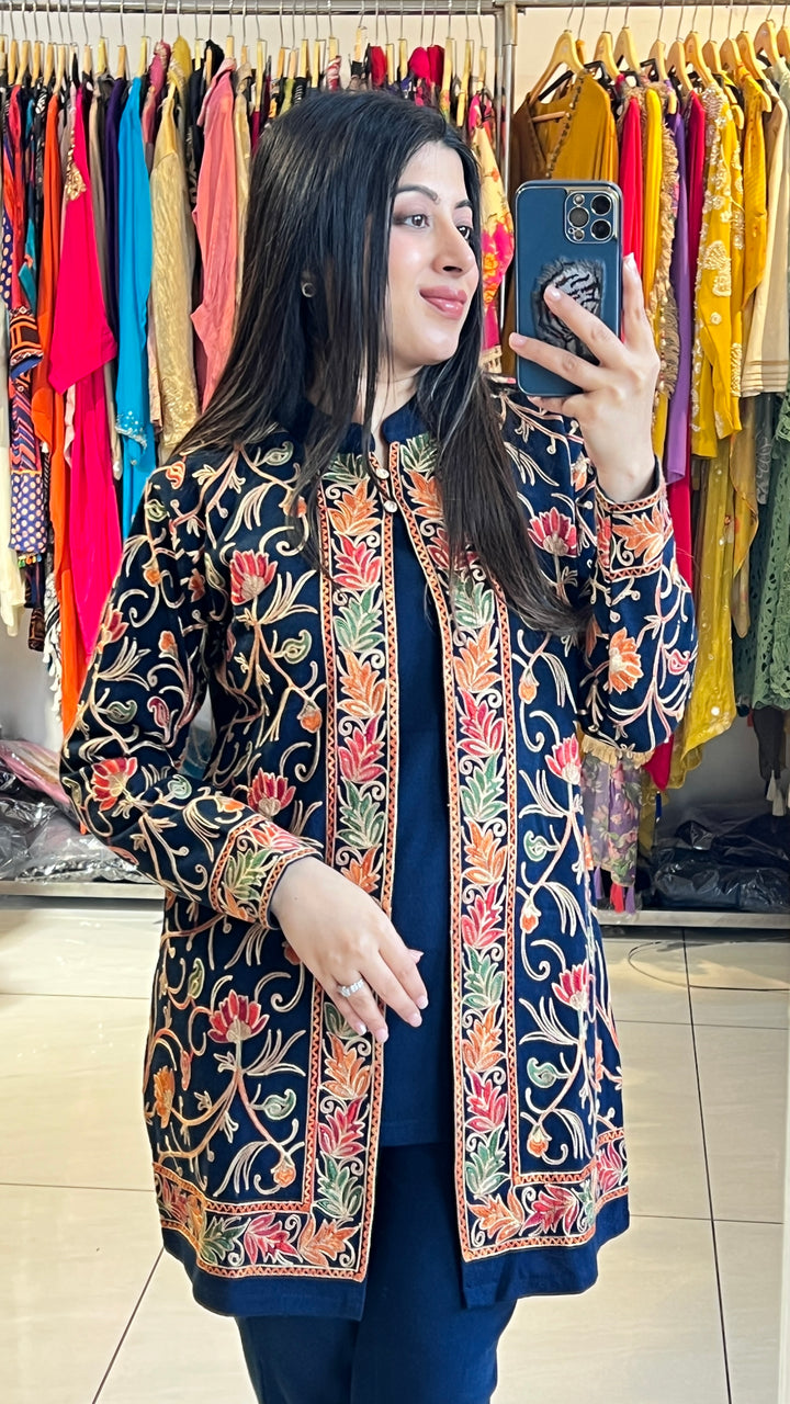 "TISHA"-3 PC WINTER EMBROIDERY CO-ORD